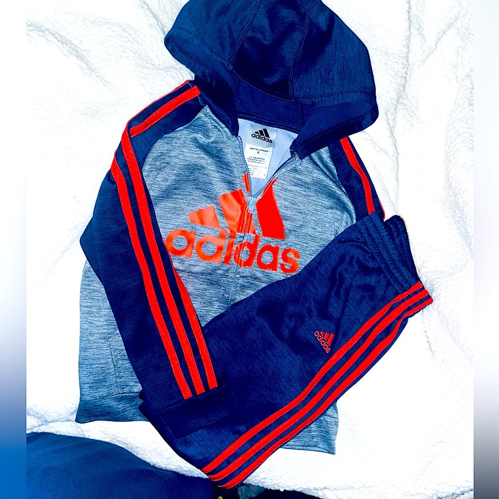 Boys Adidas track suit